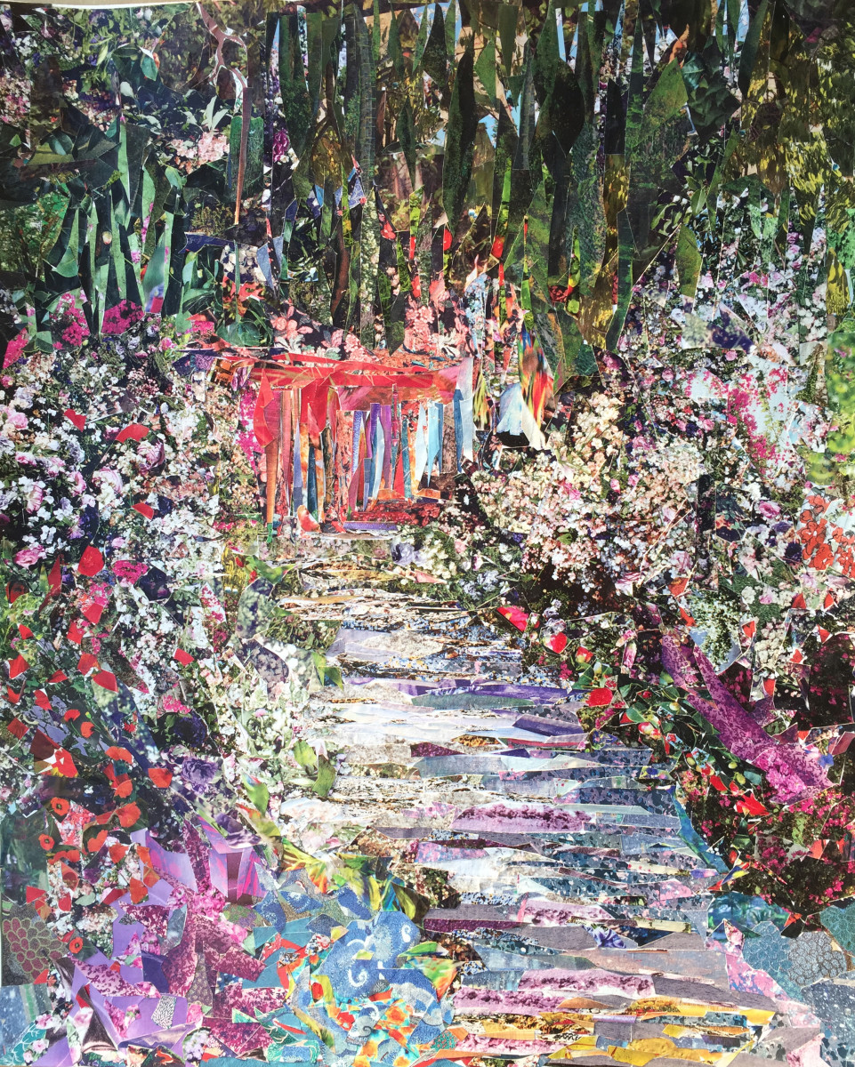 Monet's Garden by Bushra Shamma 