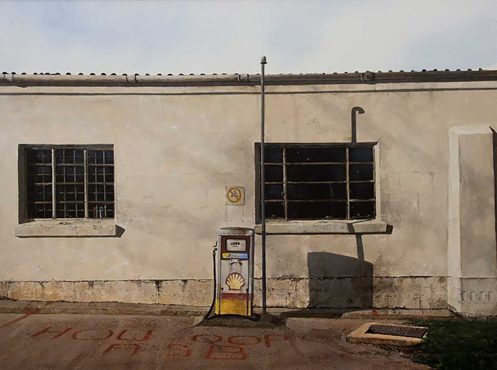 Marcel's Outbuilding by Peter Bonney Artist 