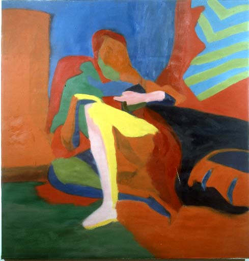 Figure in a Room by Sean Scully, Image 1.