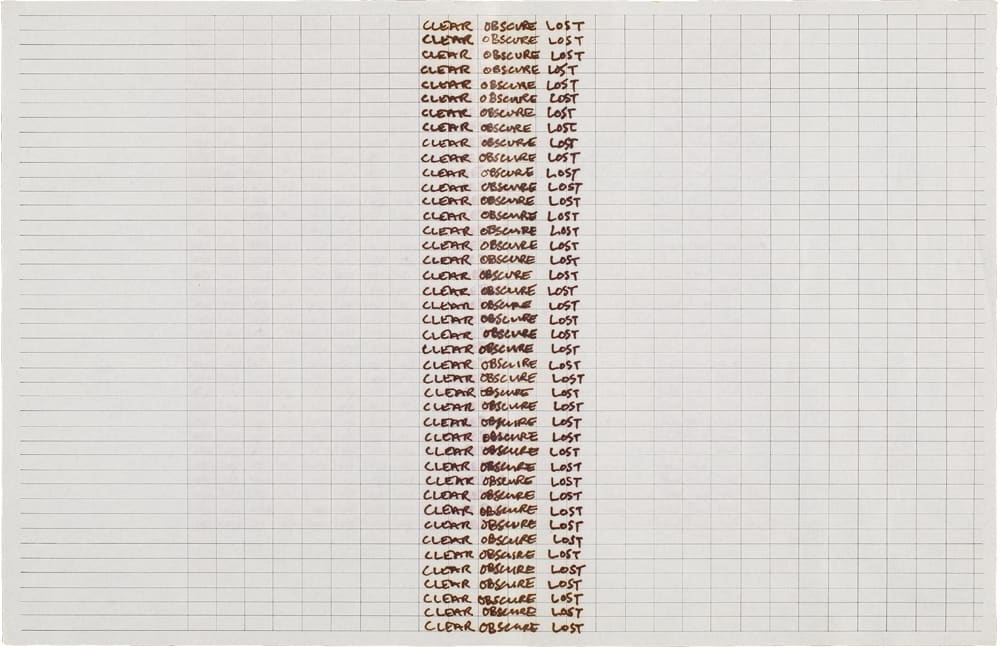 Writing Drawing 6 by Sean Scully, Image 1.