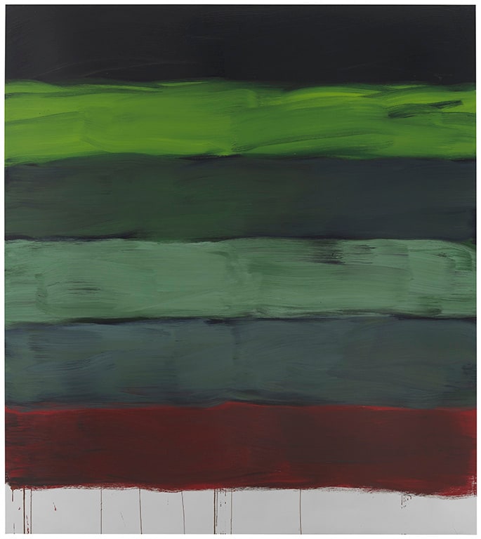 Landline Dark Green by Sean Scully, Image 1.