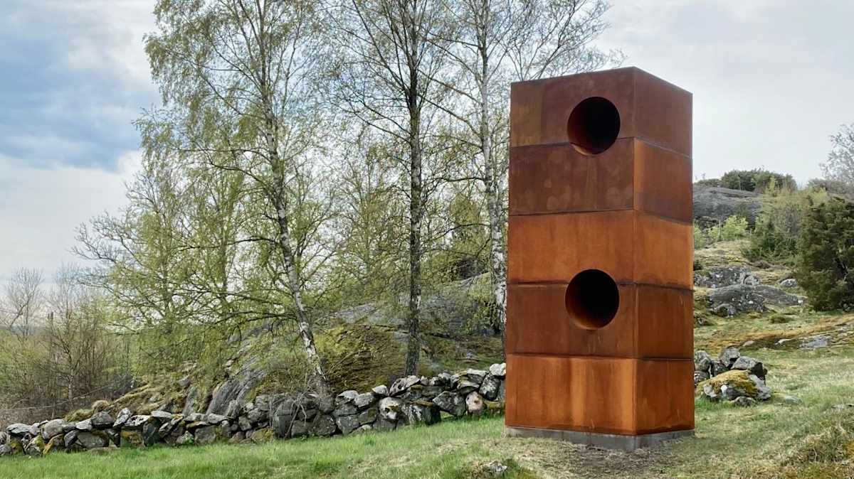 Tower with Two Holes by Sean Scully, Image 1.