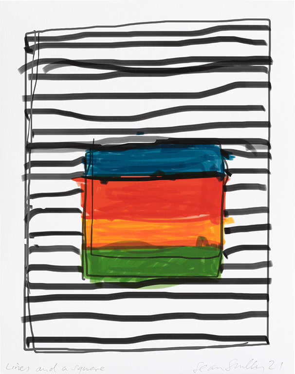Lines and a Square by Sean Scully, Image 1.