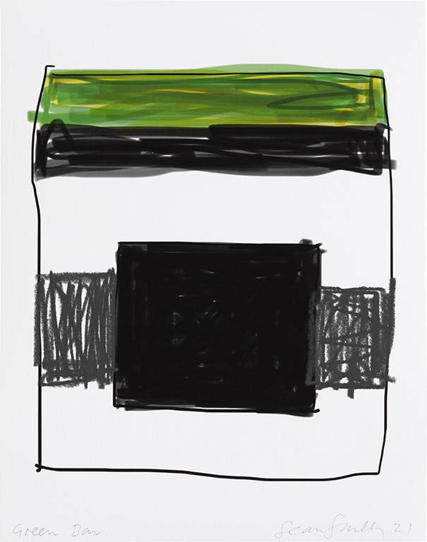 Green Bar by Sean Scully, Image 1.