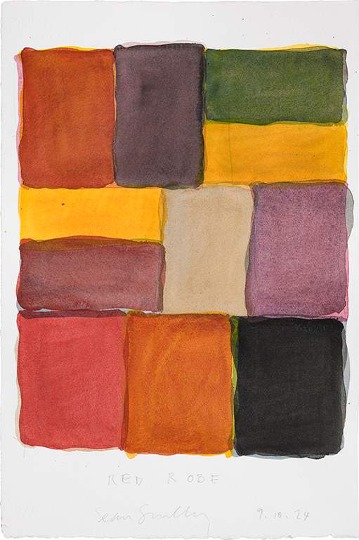 Red Robe 9.10.24 by Sean Scully, Image 1.