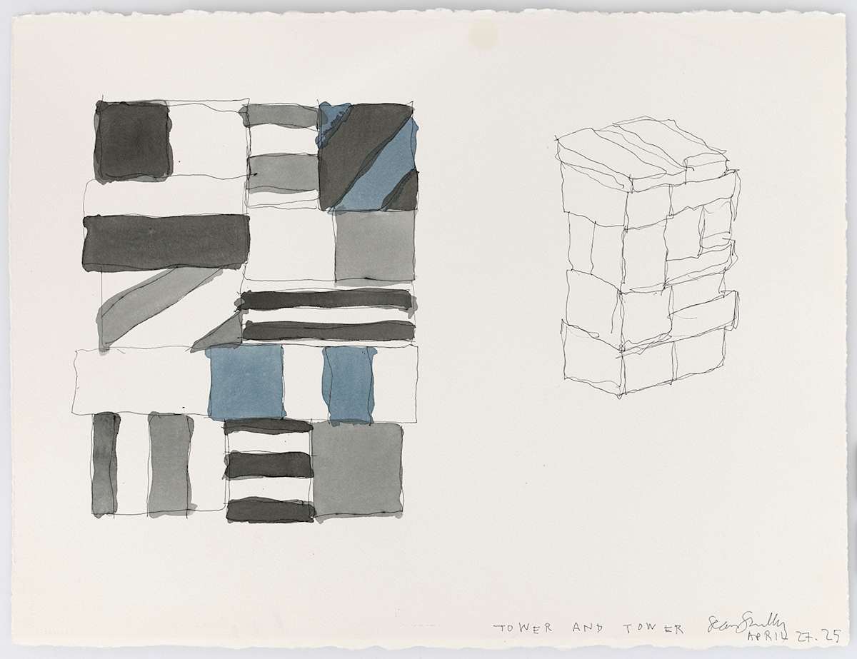 Tower and Tower April 27. 25 by Sean Scully, Image 1.