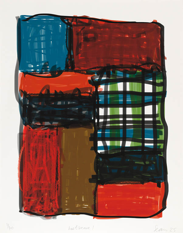 Inset Weave 1 by Sean Scully, Image 1.