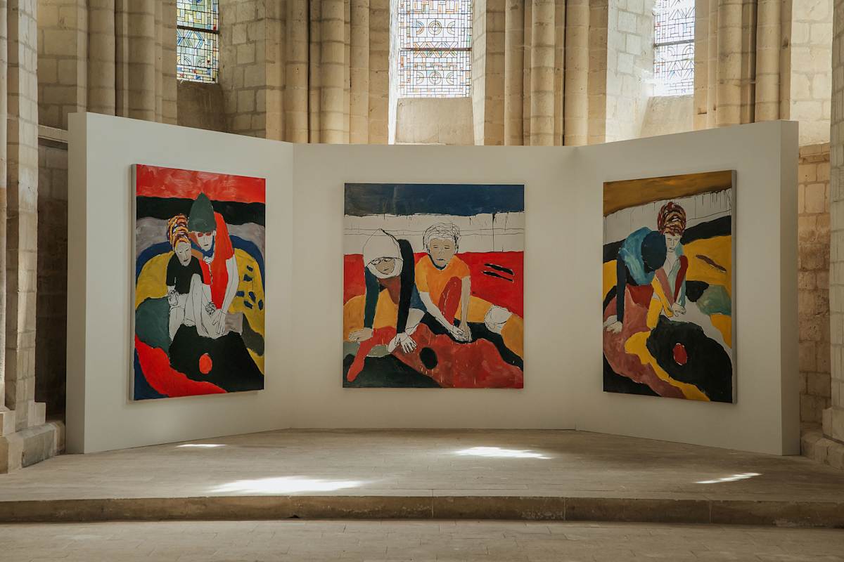 Madonna and Child Triptych by Sean Scully, Image 1.