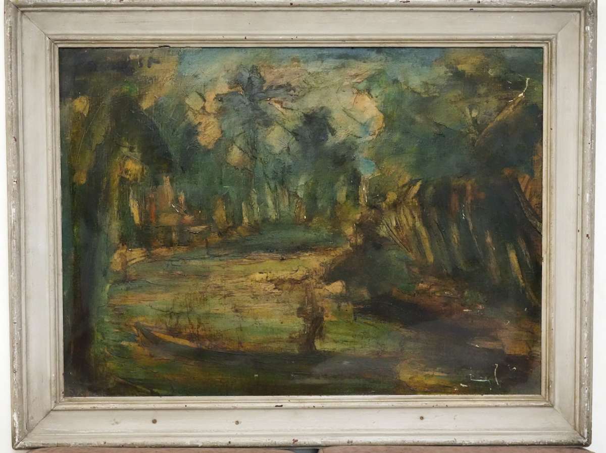 River Landscape with Moored Boat,  1902–1908 by MAG COLLECTION, Image 16.