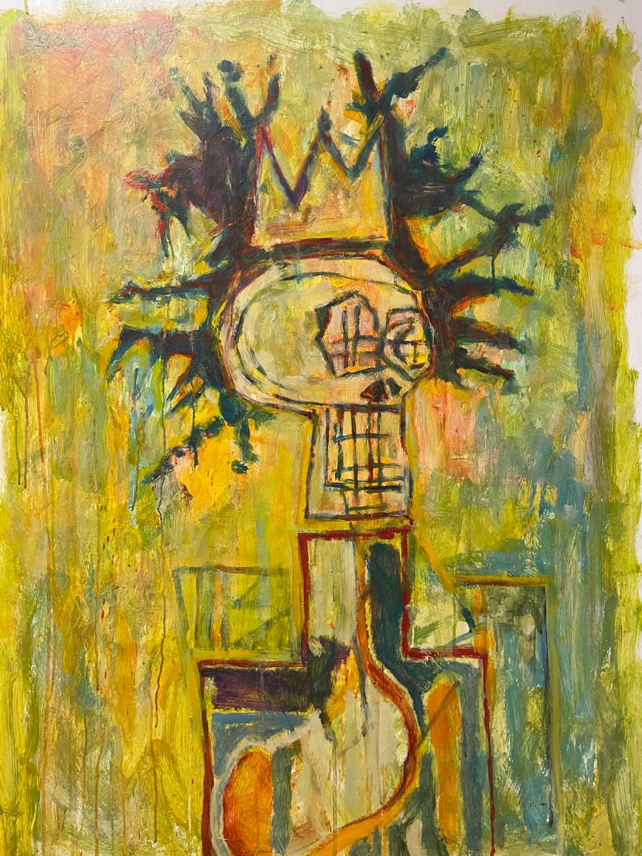 Basquiat (Homage) by Tony Roko 