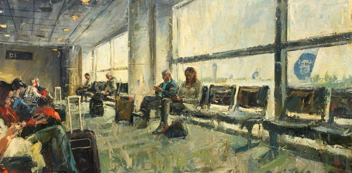 In Between Flights by Donald Yatomi 