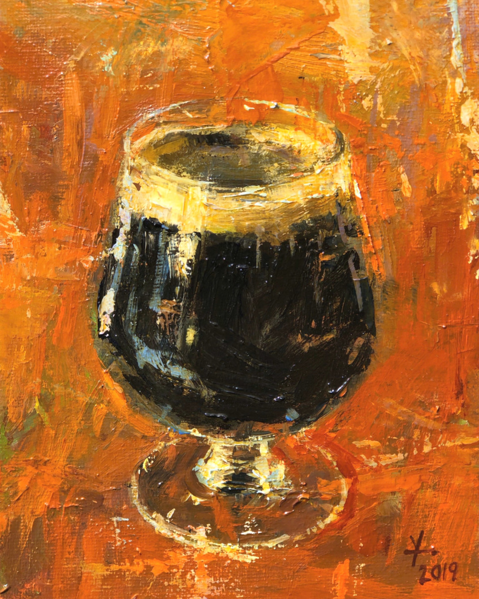 Stout in Snifter by Donald Yatomi 