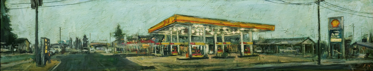 Gas Station 001 by Donald Yatomi 