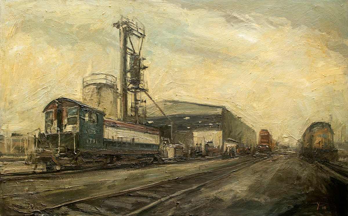 Red White and Blue Engine by Donald Yatomi, Image 1.