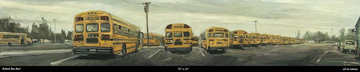 School Bus Row by Donald Yatomi, Image 1.