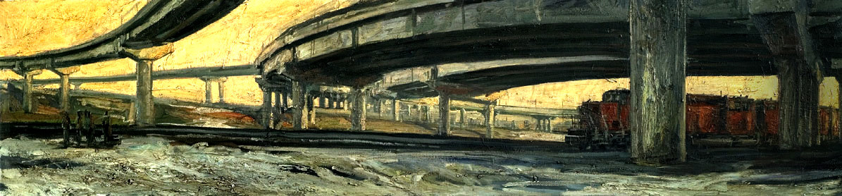 Union Pacific Overpass by Donald Yatomi 