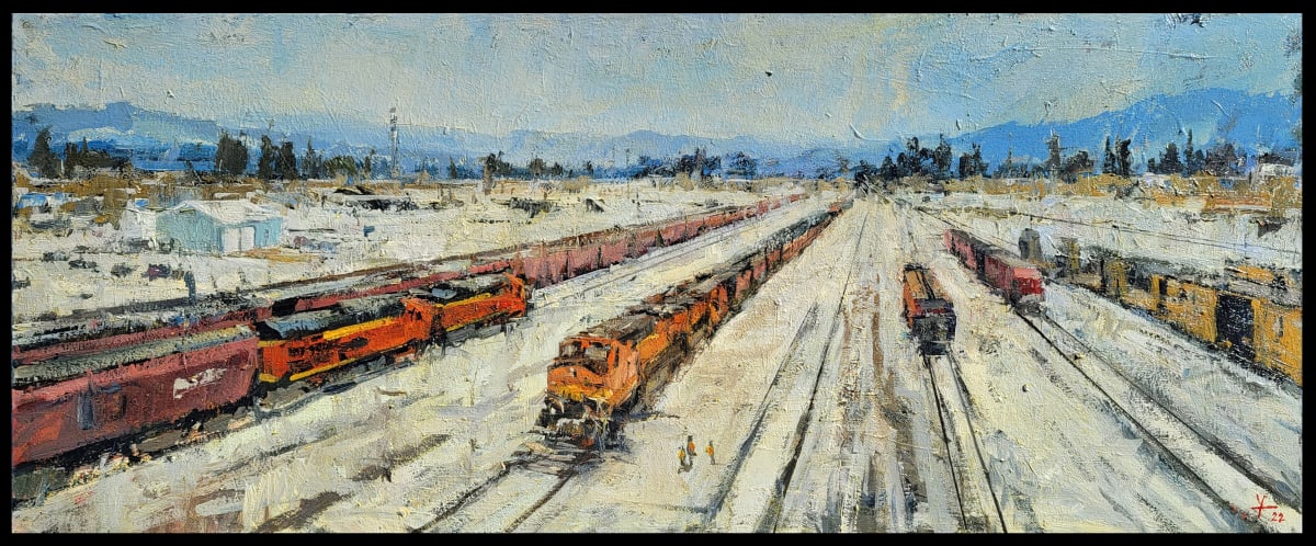 Whitefish Trainyard by Donald Yatomi 