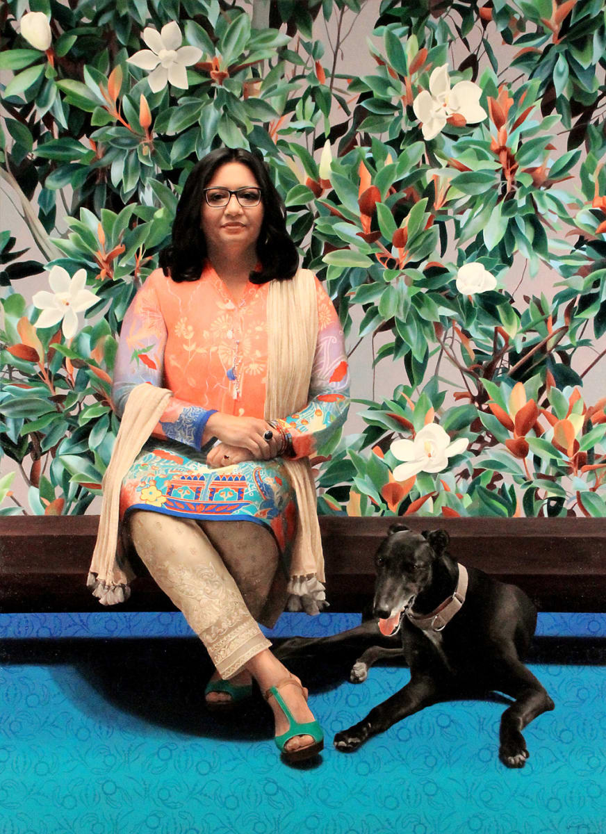 Dr Mehreen Faruqi and Cosmo by Yvonne East 