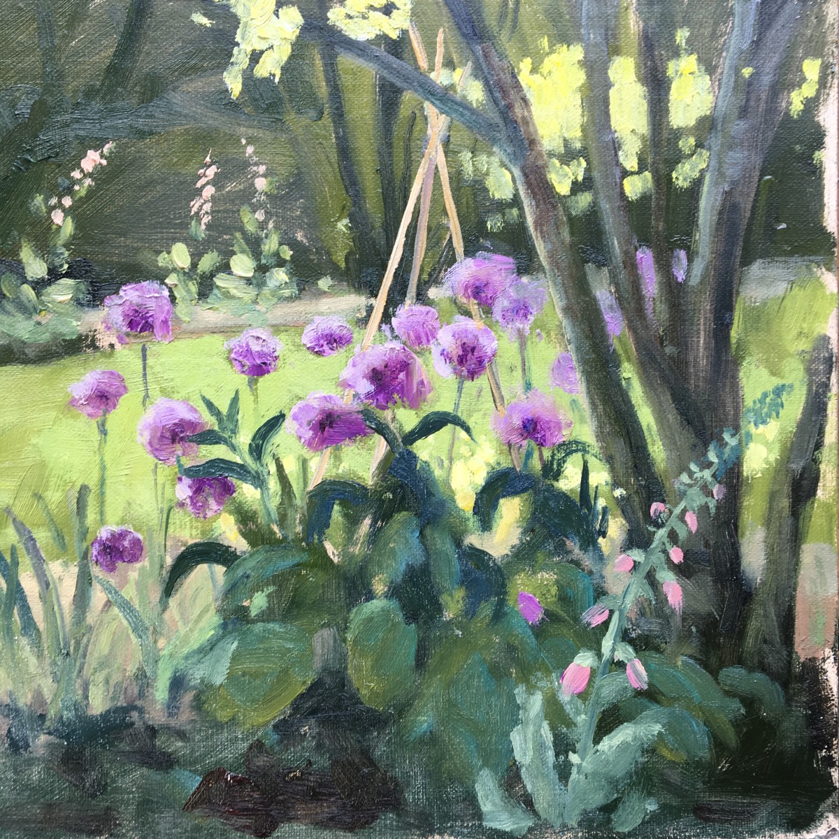 Alliums & Foxglove by Mo Teeuw 