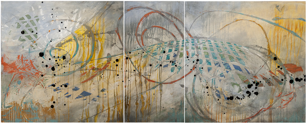 We're In This Together (Triptych) by Lynette Ubel 