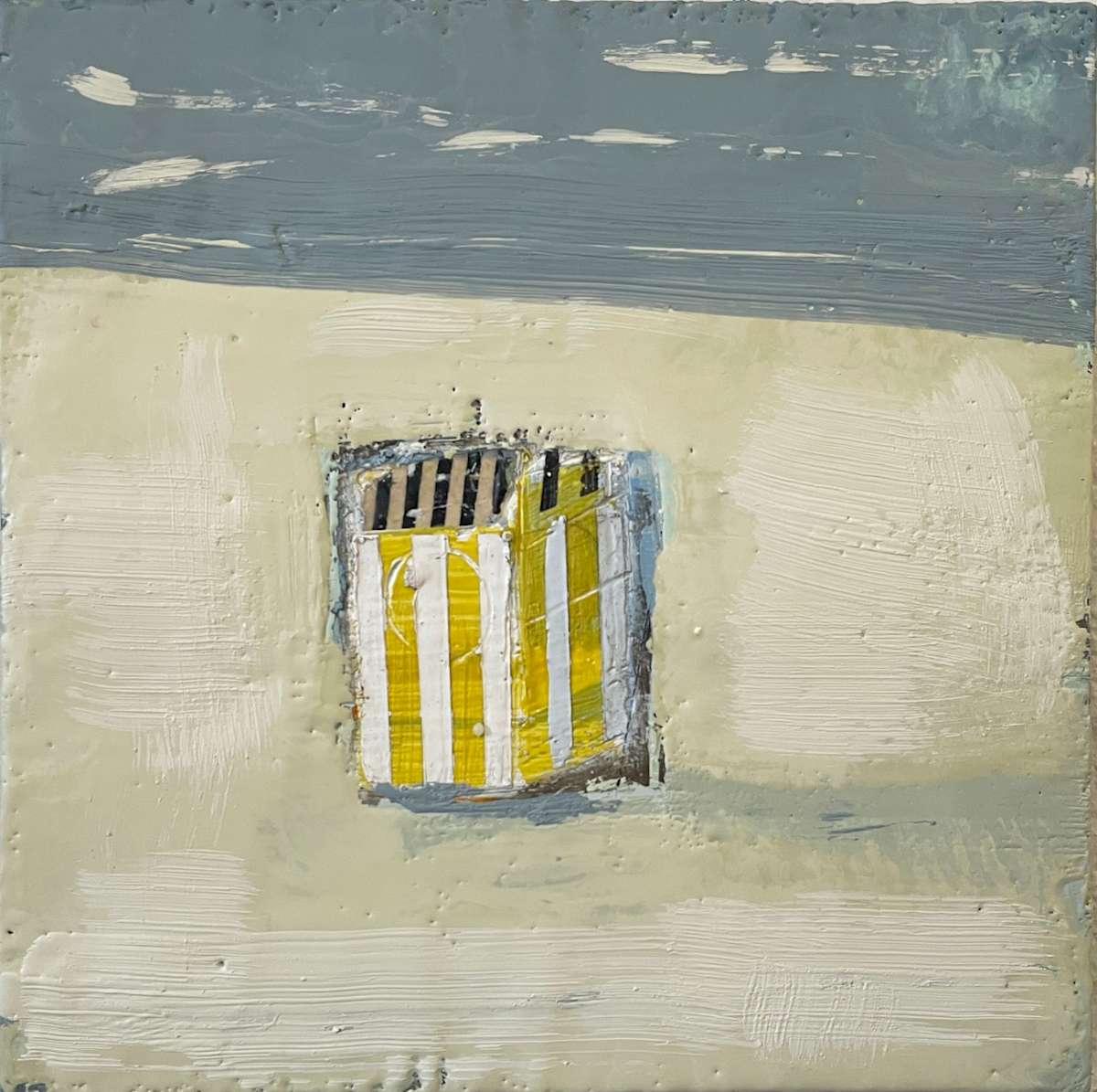 yellow striped cabana by Amy Weil, Image 1.