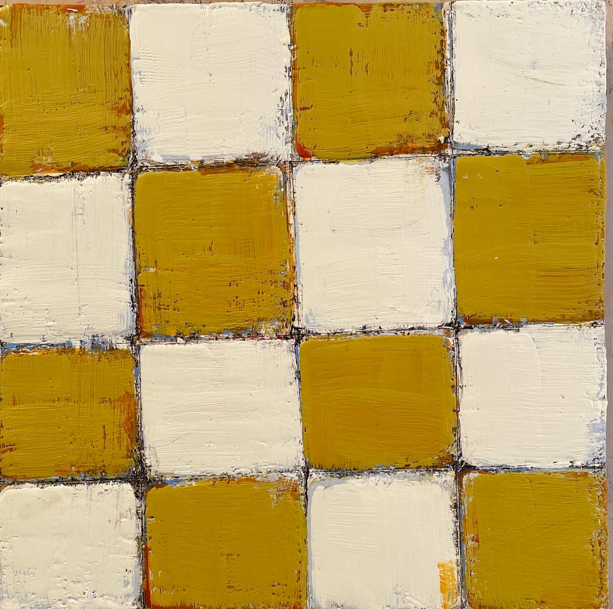 Checkerboard, Tablero de damas by Amy Weil 
