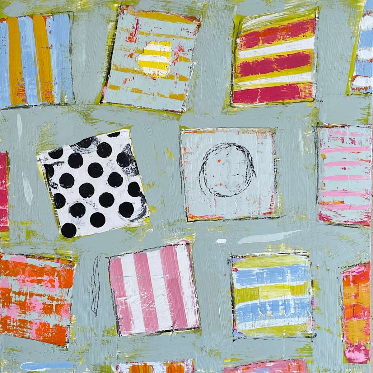 Baile Cuadrado, Square Dance by Amy Weil, Image 1.