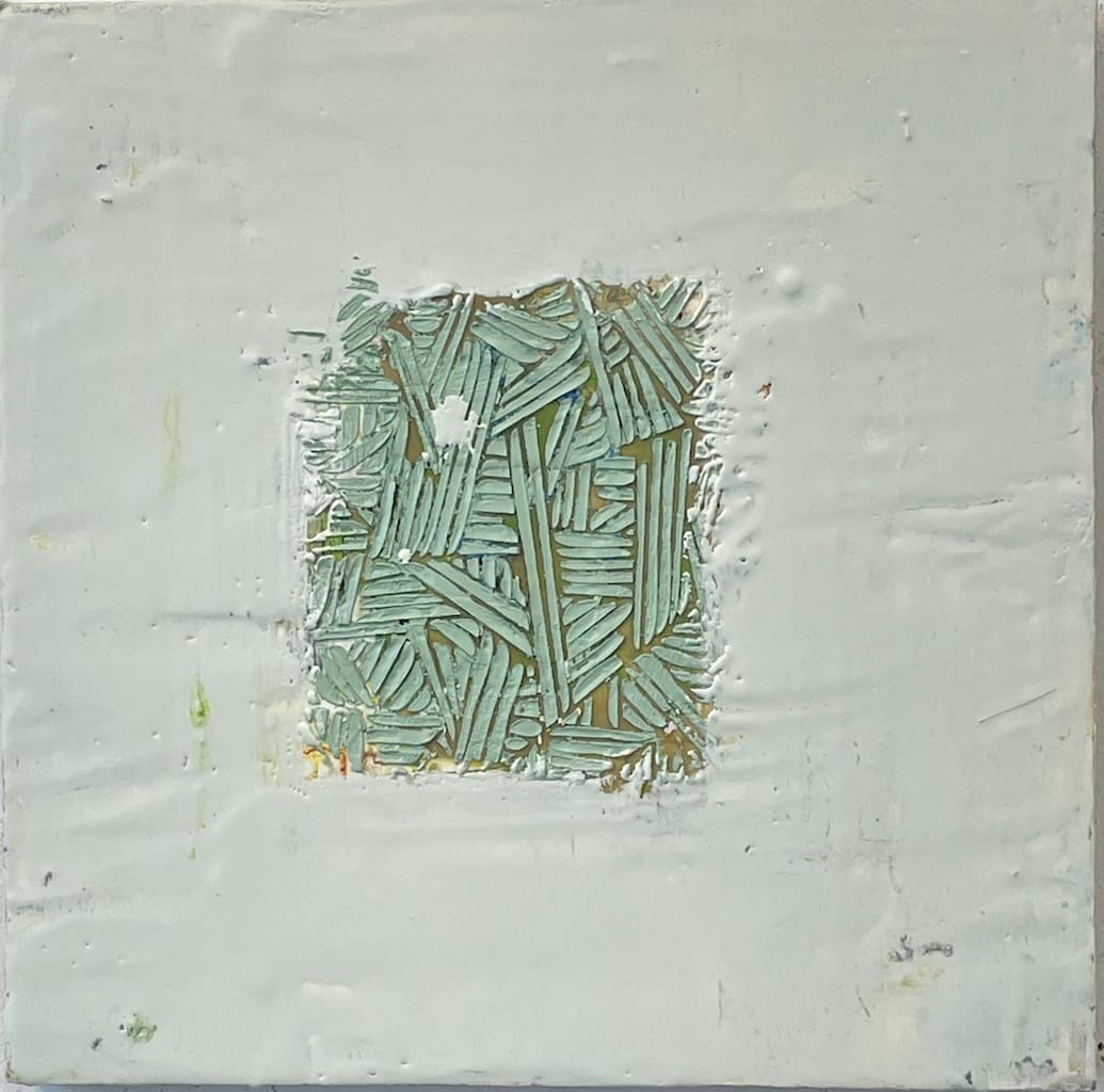 Whispering  Image: encaustic painting from the Remnant series