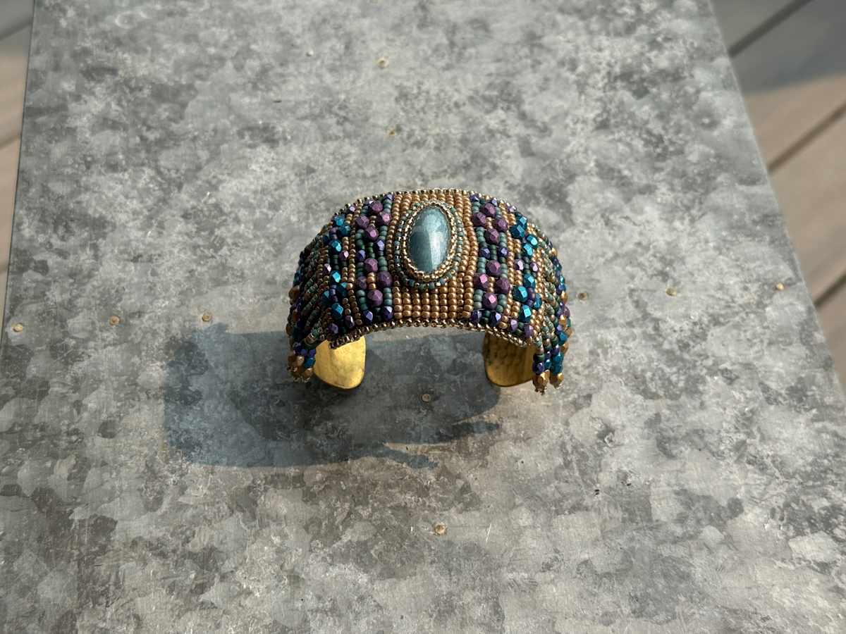 Loomed Cuff by Beadist By the Bay, Image 2.