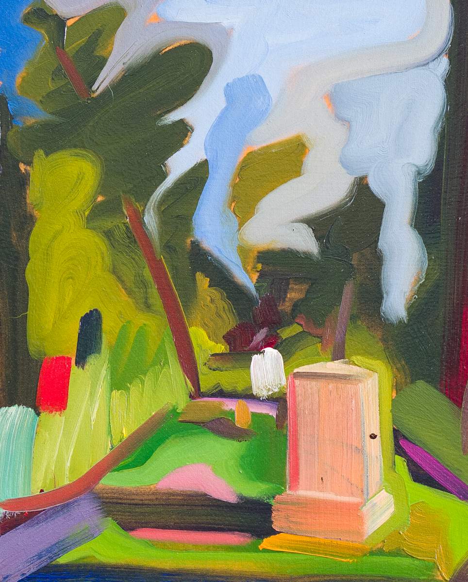 The treetops echoing the sky by Peter Gynd 