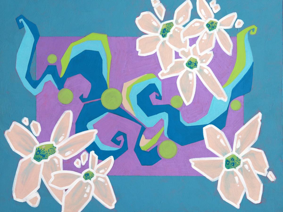 Bloom Study Blue by Faith Parks, Image 1.