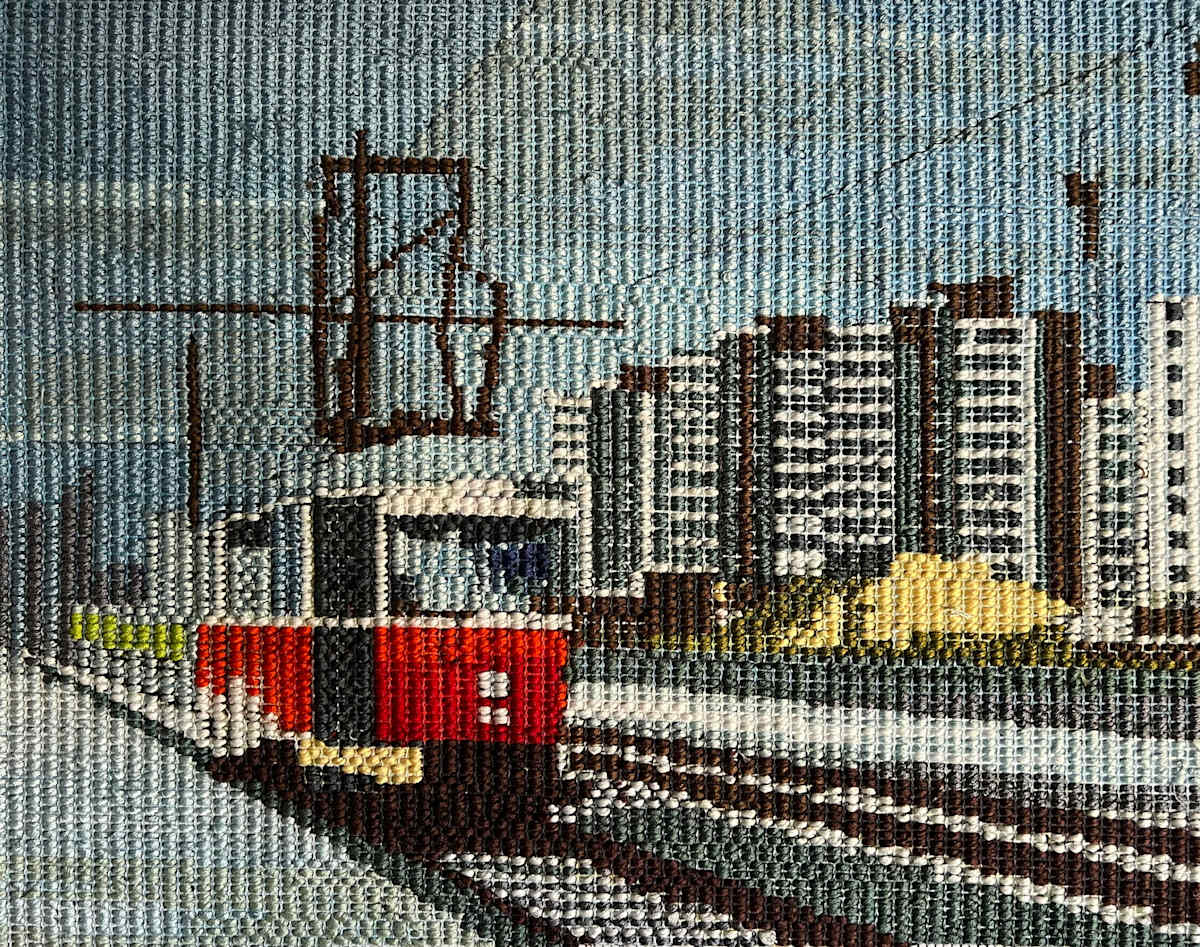 Red Tram, 2023 by Anna Novakov, Image 1.