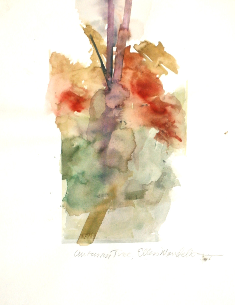 Autumn Tree by Ellen Mandelbaum 