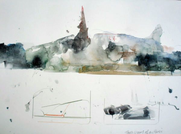 Three Views of a River by Ellen Mandelbaum 