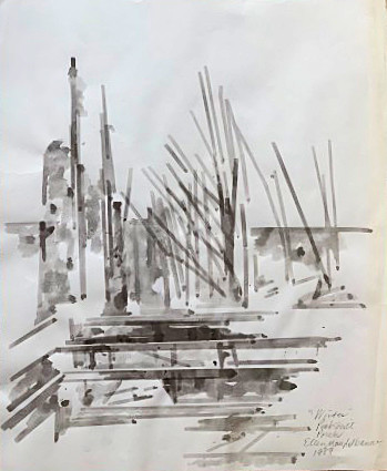 Winter on Water by Ellen Mandelbaum 