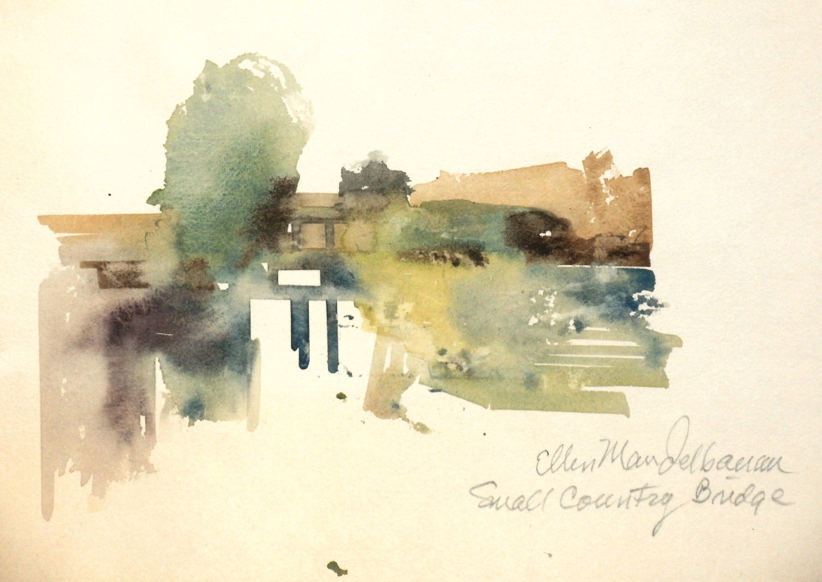 Small Country Bridge by Ellen Mandelbaum 