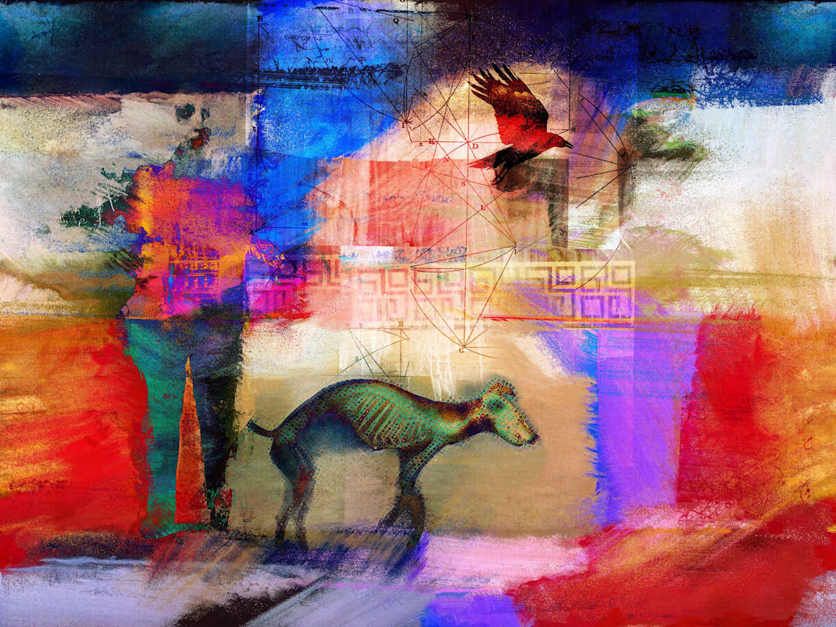 Dog Walker #2 by Tony Bounsall, Image 1.
