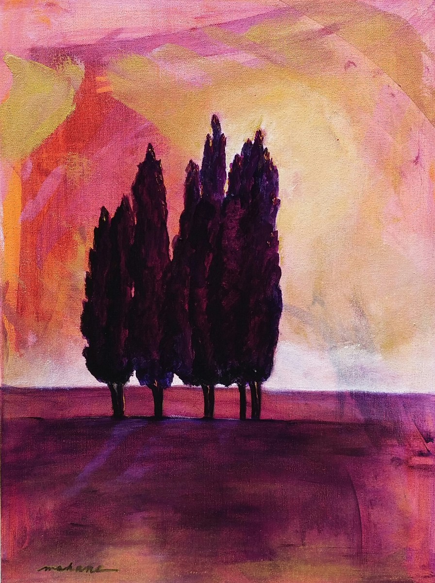 Tuscan Trees by M Shane 