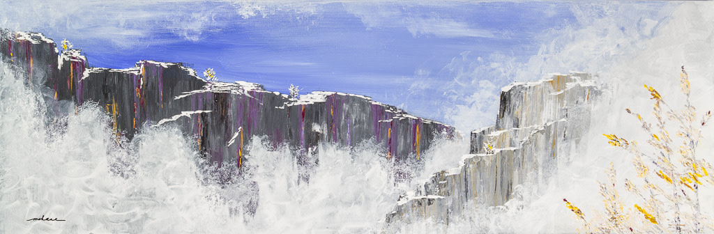 Frosty Cliffs 2 by M Shane 