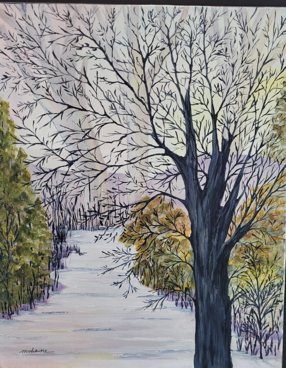 Batik Trees in Spring by M Shane, Image 2.