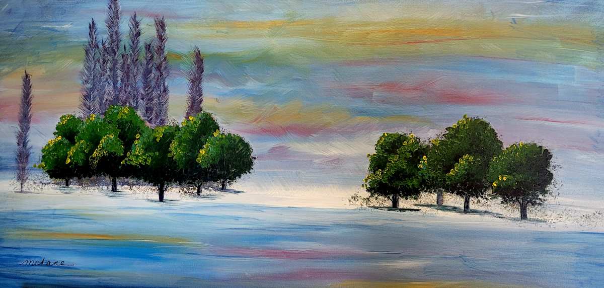 White Sands at Dawn by M Shane 