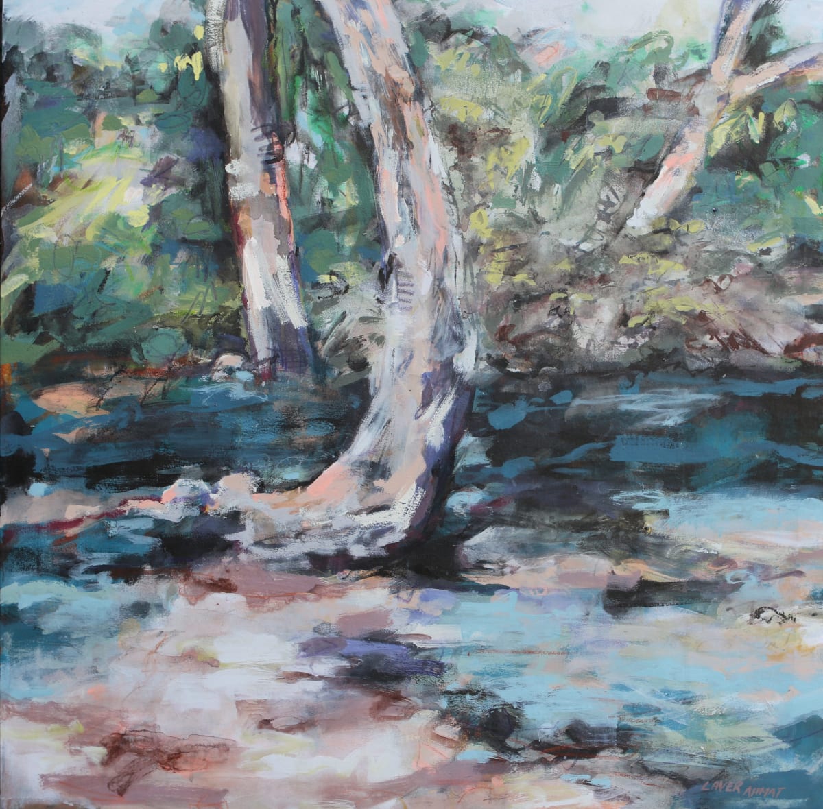 Secluded Creek by Lyn Laver-Ahmat 