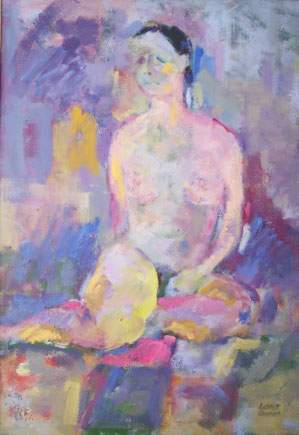 Seated Woman by Lyn Laver-Ahmat 