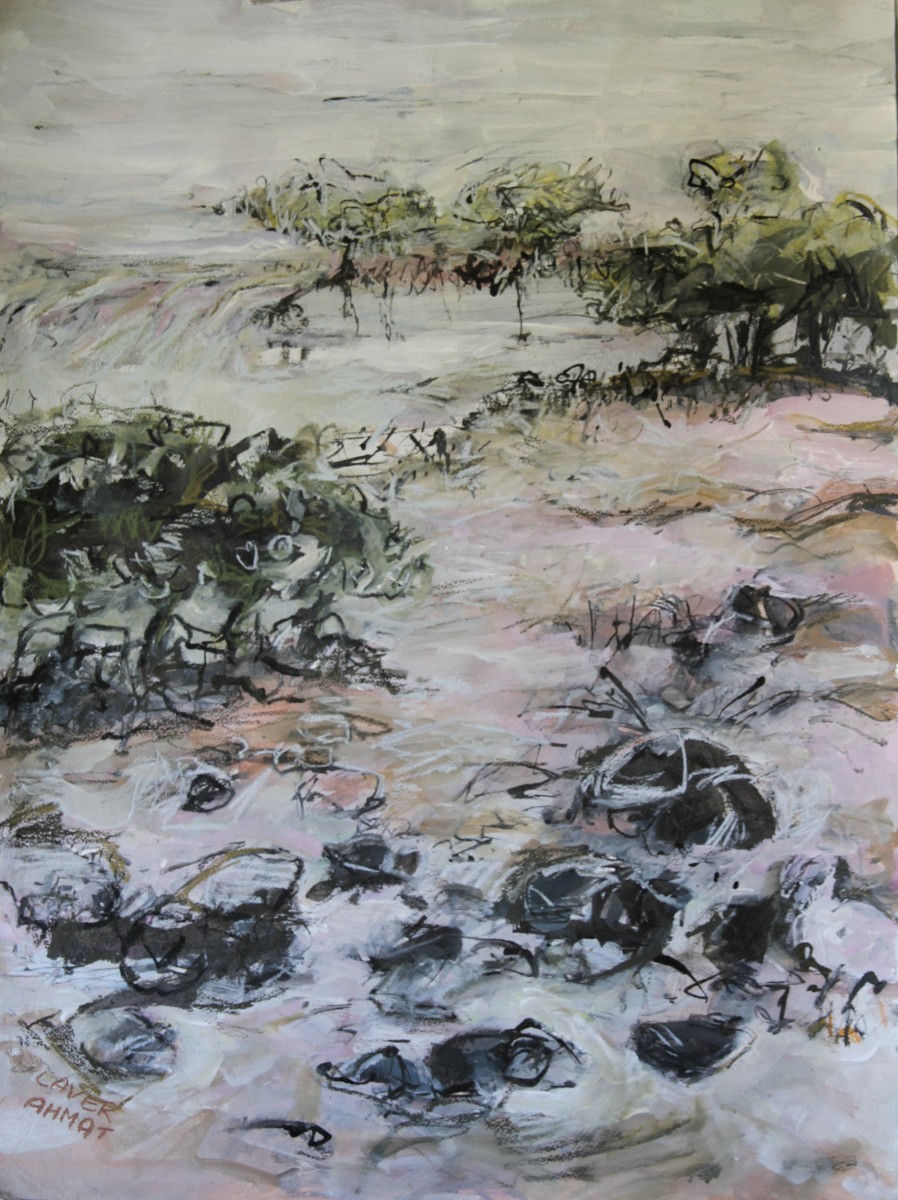 Mangroves at Low Tide by Lyn Laver-Ahmat 