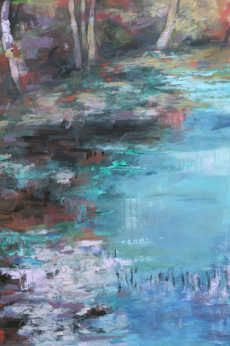 Quiet Lagoon by Lyn Laver-Ahmat  Image: Whitsunday Arts Festival - Winner, Easel Painting, Judge Tracey Cooper-Lavery 2022
A  beautiful and quiet little nature area of Hamilton Island
