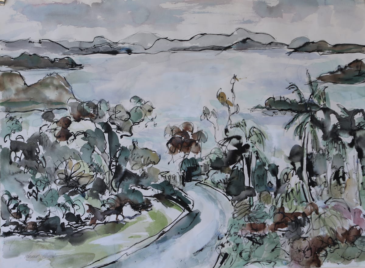 View to the Coast, Hamilton Island by Lyn Laver-Ahmat 