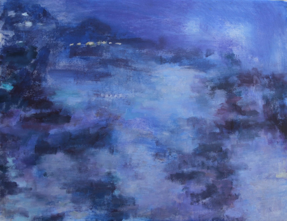 Night Reflections by Lyn Laver-Ahmat 