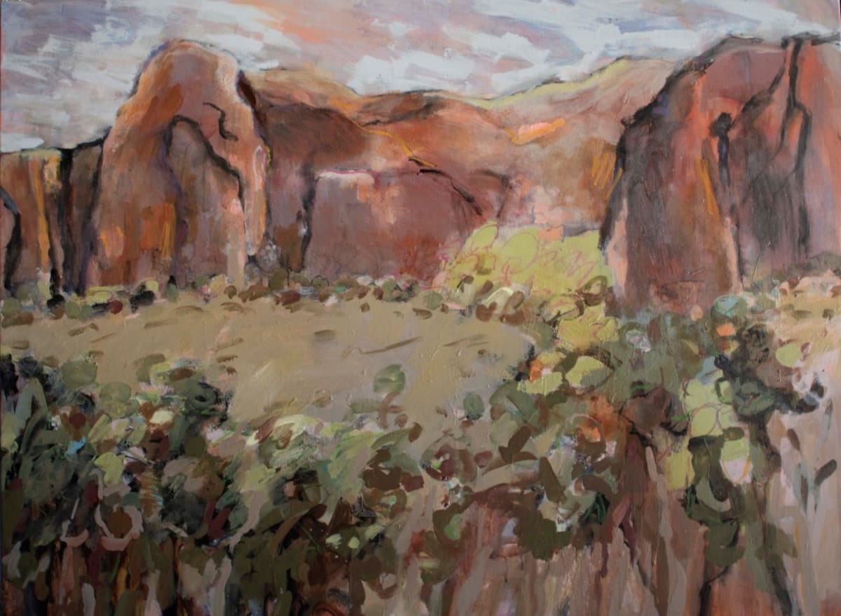 Minerva Hills, Springsure by Lyn Laver-Ahmat 