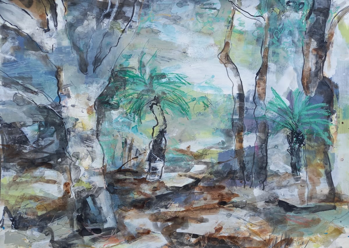 Quiet Glade, Grasstree Beach by Lyn Laver-Ahmat 