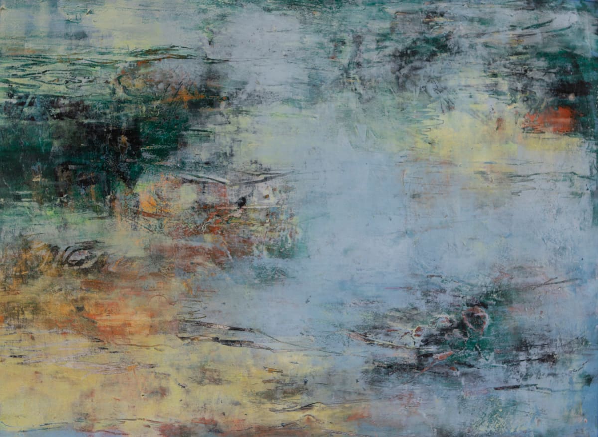 Trace of an Outgoing Tide by Lyn Laver-Ahmat  Image: The little beach where i walk most mornings always changes, there is a huge variation of tide, i find when the tide recedes it provides lots of interesting detritus for me to explore.